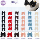1 Pack 3D Cute Aurora Bear/Bow Ties/Skirt/White Flowers Acrylic Nail Art Decorations For Nails Glitter DIY Manicure Accessories