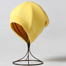 VISROVER  6 colors unsex Autumn winter solid color real cashmere beanies best matched New cashmere man woman Warm skullies