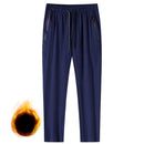 2021 New Men Pants Joggers Fitness Casual Fleece Outdoor Sweatpants Breathable Slim Elasticity Trouser Plus Size Men Pants