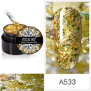 ROSALIND 5ml Shiny Glitter Gel Polish Bright Diamond Hybrid Varnishes For Manicure Nail Art Design Gel Polish Top and Base Set
