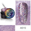 ROSALIND 5ml Shiny Glitter Gel Polish Bright Diamond Hybrid Varnishes For Manicure Nail Art Design Gel Polish Top and Base Set