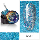 ROSALIND 5ml Shiny Glitter Gel Polish Bright Diamond Hybrid Varnishes For Manicure Nail Art Design Gel Polish Top and Base Set