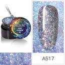 ROSALIND 5ml Shiny Glitter Gel Polish Bright Diamond Hybrid Varnishes For Manicure Nail Art Design Gel Polish Top and Base Set