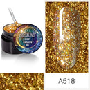 ROSALIND 5ml Shiny Glitter Gel Polish Bright Diamond Hybrid Varnishes For Manicure Nail Art Design Gel Polish Top and Base Set