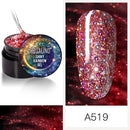 ROSALIND 5ml Shiny Glitter Gel Polish Bright Diamond Hybrid Varnishes For Manicure Nail Art Design Gel Polish Top and Base Set