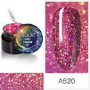 ROSALIND 5ml Shiny Glitter Gel Polish Bright Diamond Hybrid Varnishes For Manicure Nail Art Design Gel Polish Top and Base Set