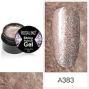 ROSALIND 5ml Shiny Glitter Gel Polish Bright Diamond Hybrid Varnishes For Manicure Nail Art Design Gel Polish Top and Base Set