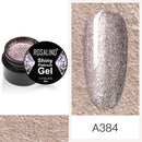 ROSALIND 5ml Shiny Glitter Gel Polish Bright Diamond Hybrid Varnishes For Manicure Nail Art Design Gel Polish Top and Base Set