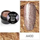 ROSALIND 5ml Shiny Glitter Gel Polish Bright Diamond Hybrid Varnishes For Manicure Nail Art Design Gel Polish Top and Base Set