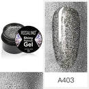 ROSALIND 5ml Shiny Glitter Gel Polish Bright Diamond Hybrid Varnishes For Manicure Nail Art Design Gel Polish Top and Base Set