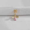 1Pc Goth Butterfly Copper Wire Spiral Fake Piercing Nose Ring Punk Gold Color Clip Nose Ring Ear Clip Cuff Body Jewelry