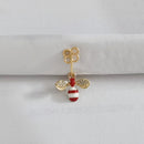 1Pc Goth Butterfly Copper Wire Spiral Fake Piercing Nose Ring Punk Gold Color Clip Nose Ring Ear Clip Cuff Body Jewelry