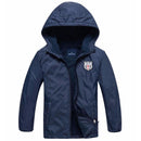 Jacket For Girls 2021 Spring Children's Flower Fleece Clothes Girls Coat Windbreaker Outerwear Kids Polar Fleece Windproof 3-12T