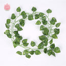 1Pc 230Cm Green Vine Silk Artificial Ivy Hanging Leaf Garland Plants Creeper Leaf Home Decor Wedding Bathroom Garden Decoration