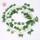 1Pc 230Cm Green Vine Silk Artificial Ivy Hanging Leaf Garland Plants Creeper Leaf Home Decor Wedding Bathroom Garden Decoration