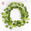 1Pc 230Cm Green Vine Silk Artificial Ivy Hanging Leaf Garland Plants Creeper Leaf Home Decor Wedding Bathroom Garden Decoration