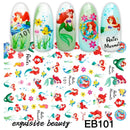 Lilo & Stitch Children's Nail Stickers Disney Toys Manicure Accessories Cool Painting Girls Student Cartoon Decoration Decals