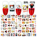 Lilo & Stitch Children's Nail Stickers Disney Toys Manicure Accessories Cool Painting Girls Student Cartoon Decoration Decals