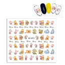 Lilo & Stitch Children's Nail Stickers Disney Toys Manicure Accessories Cool Painting Girls Student Cartoon Decoration Decals