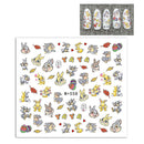Lilo & Stitch Children's Nail Stickers Disney Toys Manicure Accessories Cool Painting Girls Student Cartoon Decoration Decals