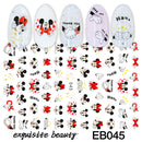 Lilo & Stitch Children's Nail Stickers Disney Toys Manicure Accessories Cool Painting Girls Student Cartoon Decoration Decals