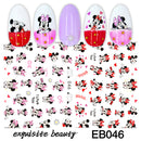 Lilo & Stitch Children's Nail Stickers Disney Toys Manicure Accessories Cool Painting Girls Student Cartoon Decoration Decals