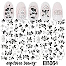 Lilo & Stitch Children's Nail Stickers Disney Toys Manicure Accessories Cool Painting Girls Student Cartoon Decoration Decals