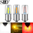 1PC 1156 BA15S P21W LED Bulbs Car Light Super Bright 1157 BAY15D P21/5W led Lamp Turn Signal Light 12V White Red Yellow Amber