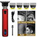 T9 USB Electric Hair Clipper Man 0mm Shaver Trimmer For Men Barber Professional Beard Rechargeable Hair Cutting Machine