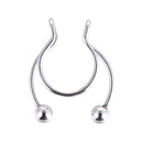 Magnet Septum Ring Non Pierced Magnetic Nose Rings Stainless Steel Fake Piercing Nose Ring Faux Earring Clip Piercing Jewelry