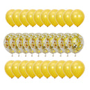 30pcs 12inch Silver Confetti Balloon Happy Birthday Wedding Party Decor Globos Pearl White Air Helium Balls Baby Shower Supplies