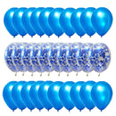30pcs 12inch Silver Confetti Balloon Happy Birthday Wedding Party Decor Globos Pearl White Air Helium Balls Baby Shower Supplies