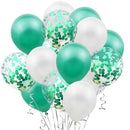 30pcs 12inch Silver Confetti Balloon Happy Birthday Wedding Party Decor Globos Pearl White Air Helium Balls Baby Shower Supplies