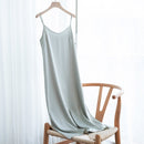 2021 Fashion Women's Dress Summer Spaghetti Satin Long Party Woman Sundress Midi Robe Female Clothing Plus Size S-4XL M30262