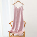 2021 Fashion Women's Dress Summer Spaghetti Satin Long Party Woman Sundress Midi Robe Female Clothing Plus Size S-4XL M30262