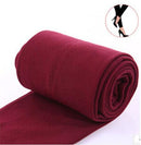 2021 Autumn winter woman thick warm leggings candy color brushed charcoal Stretch Fleece Pants Trample Feet Leggings