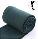 2021 Autumn winter woman thick warm leggings candy color brushed charcoal Stretch Fleece Pants Trample Feet Leggings