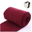 2021 Autumn winter woman thick warm leggings candy color brushed charcoal Stretch Fleece Pants Trample Feet Leggings