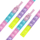 2pcs Decompression Bracelet Press Bubble Photosensitive Color Change Bracelet Puzzle Sensory Toy For Kids Fidget Vent Toys