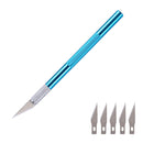1 Set Metal Handle Scalpel Blade Knife Wood Paper Cutter Craft Pen Engraving Cutting Supplies DIY Stationery Utility Knife