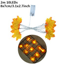 1.5m 10Led Halloween Pumpkin Ghost Skeletons Bat Spider Led Light String Festival Bar Home Party Decor Christmas Ornament