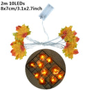 1.5m 10Led Halloween Pumpkin Ghost Skeletons Bat Spider Led Light String Festival Bar Home Party Decor Christmas Ornament