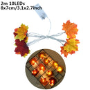 1.5m 10Led Halloween Pumpkin Ghost Skeletons Bat Spider Led Light String Festival Bar Home Party Decor Christmas Ornament