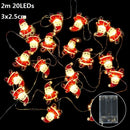 1.5m 10Led Halloween Pumpkin Ghost Skeletons Bat Spider Led Light String Festival Bar Home Party Decor Christmas Ornament