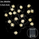 1.5m 10Led Halloween Pumpkin Ghost Skeletons Bat Spider Led Light String Festival Bar Home Party Decor Christmas Ornament