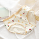 2021 Women's Cotton Underwear Japanese Cute Briefs Mid Waist Seamless Underpants Cute Cartoon Panties Female Cotton Lingerie