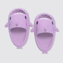 Mo Dou 2021 New Summer Slippers Lovely Shark Shape Slides Outdoor Women Shoes Kids Children Flip Flops Men Couples Cartoon EVA
