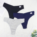 3 Pcs Lots Plus Size S-4XL Underwear Women Lingerie Panties Sexy G String Thongs for Lady Cotten Panties Girls Briefs