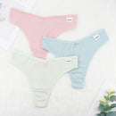 3 Pcs Lots Plus Size S-4XL Underwear Women Lingerie Panties Sexy G String Thongs for Lady Cotten Panties Girls Briefs