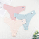 3 Pcs Lots Plus Size S-4XL Underwear Women Lingerie Panties Sexy G String Thongs for Lady Cotten Panties Girls Briefs